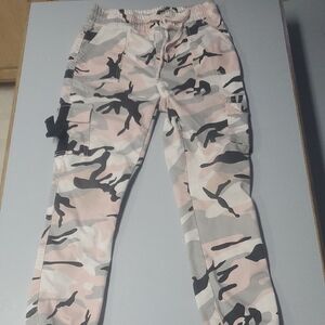 VIP Kids Camo Jeans - Pink and Black